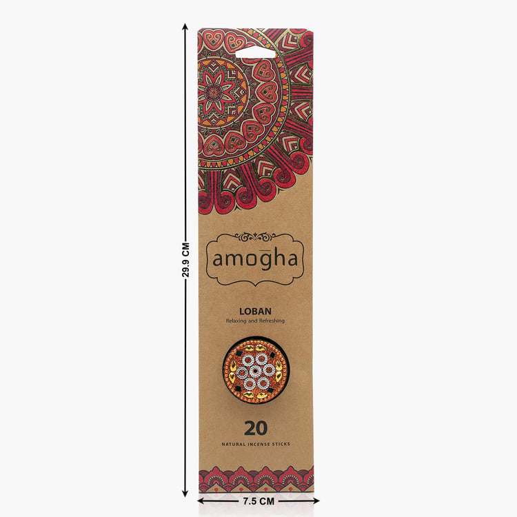 IRIS Amogha 20Pcs Loban Incense Stick Set