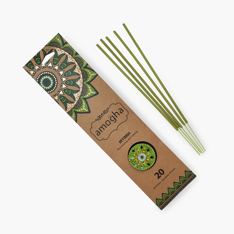 IRIS Amogha 20Pcs Myrrh Incense Stick Set