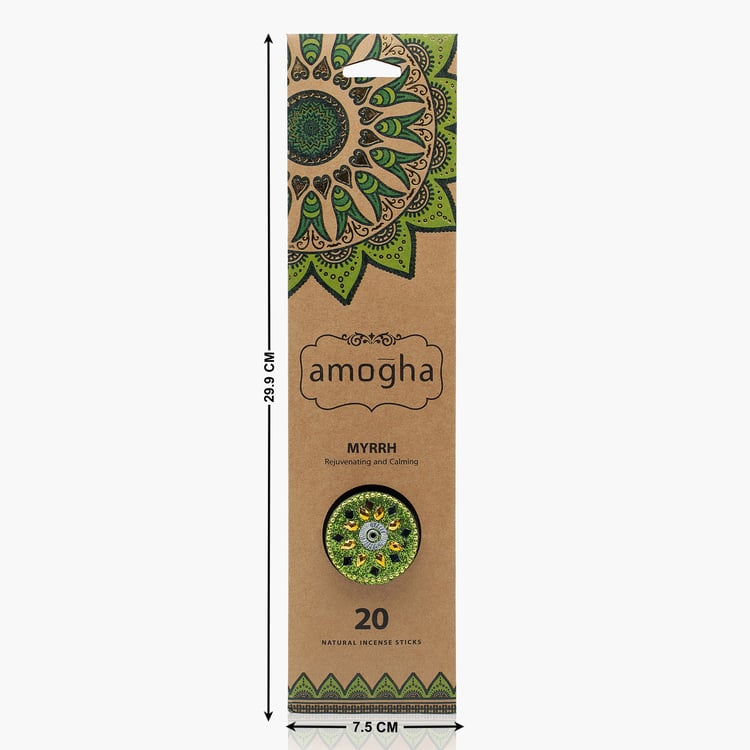 IRIS Amogha 20Pcs Myrrh Incense Stick Set