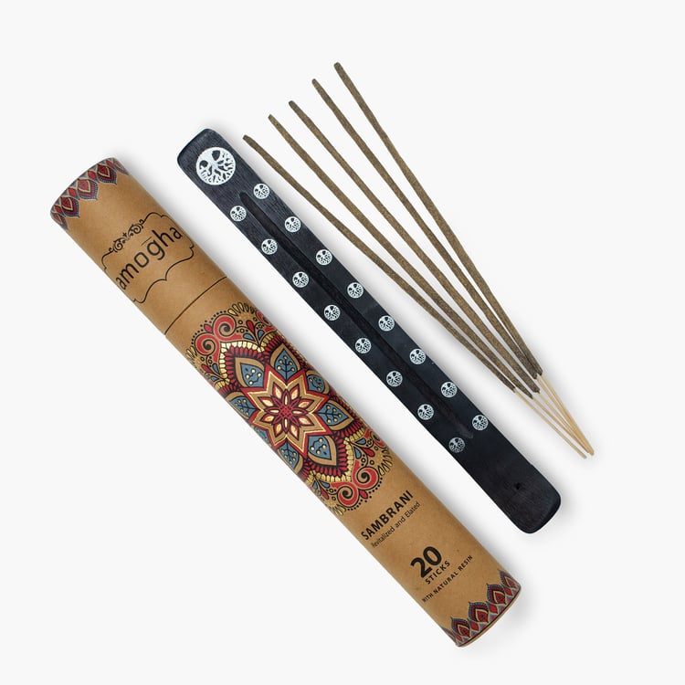 IRIS Amogha 20Pcs Sambrani Incense Stick Set