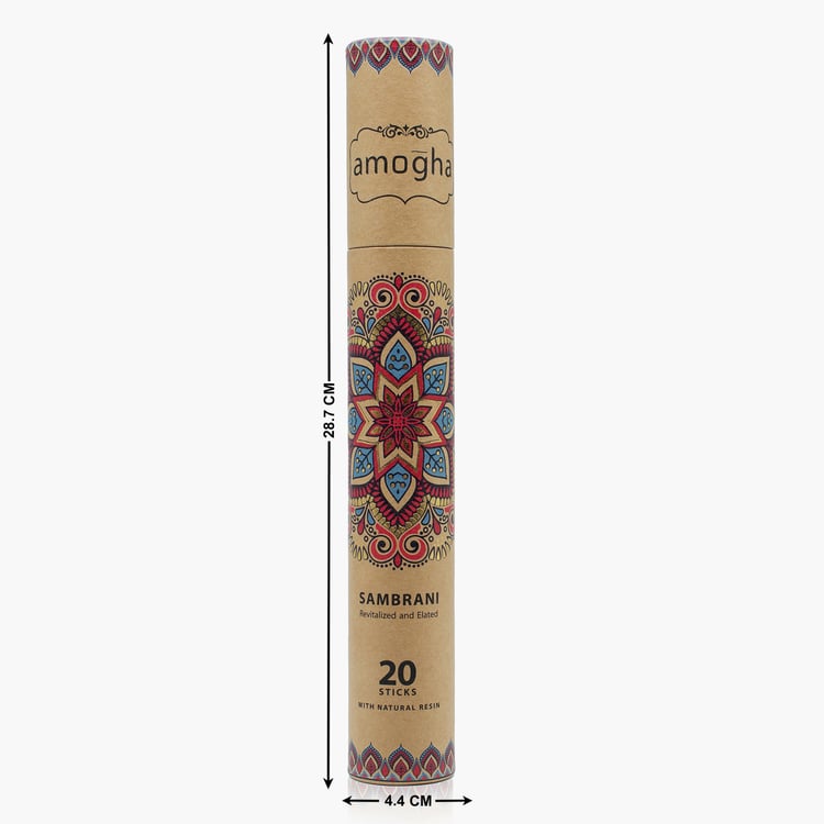 IRIS Amogha 20Pcs Sambrani Incense Stick Set