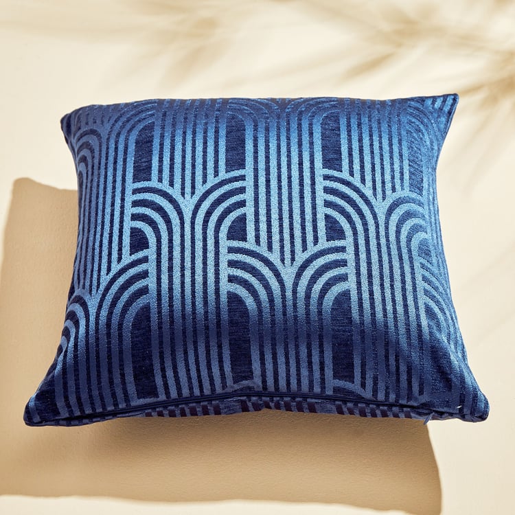 Calamus Luna Set of 2 Velvet Jacquard Cushion Covers - 40x40cm