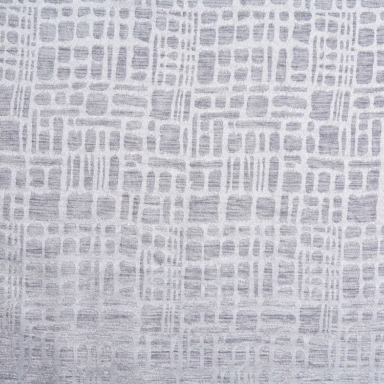 Calamus Grid Velvet Jacquard Room-Darkening Door Curtain