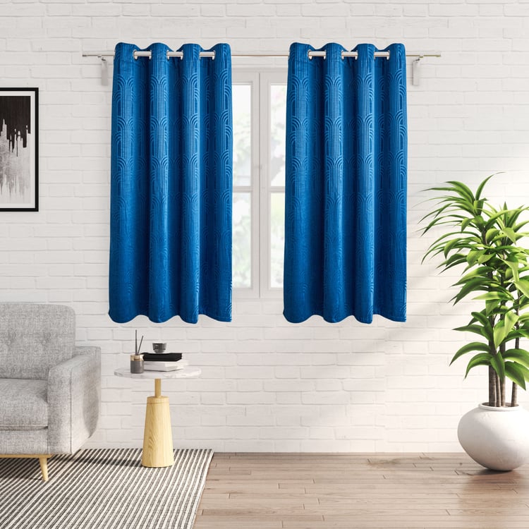 Calamus Luna Velvet Finish Room-Darkening Window Curtain