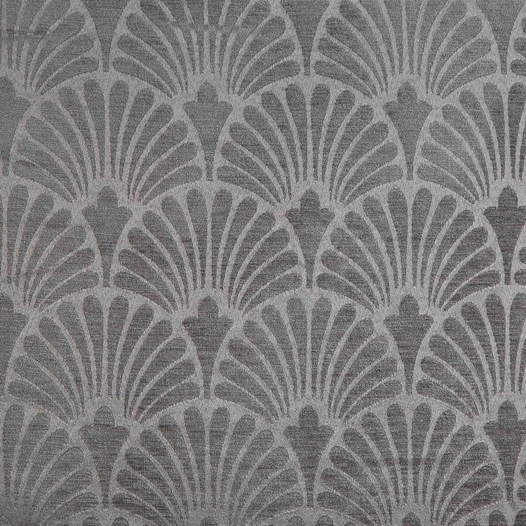 Calamus Scallop Jacquard Room-Darkening Door Curtain