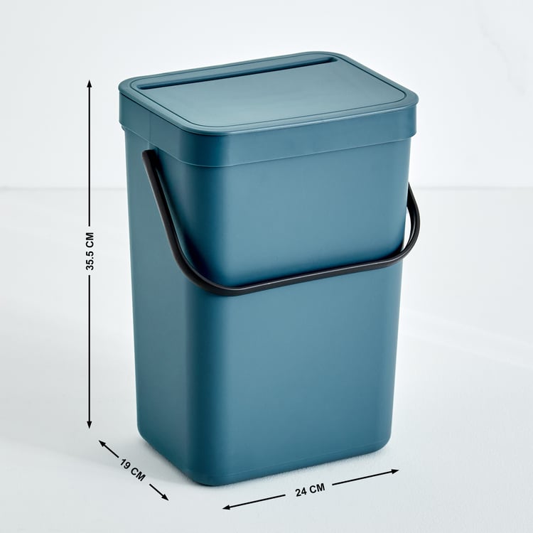 Sedona Polypropylene Wall-Mounted Waste Bin - 12L