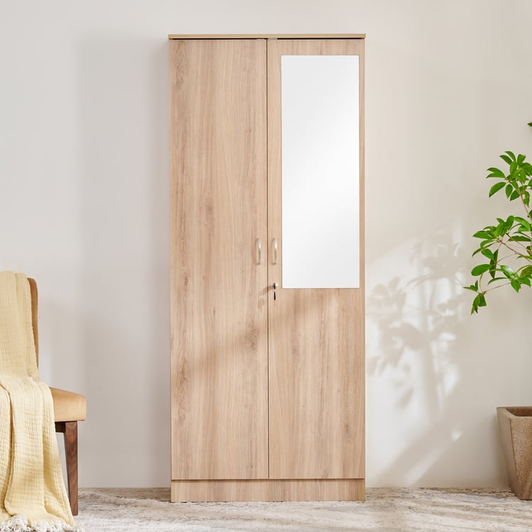 Helios Alton 2-Door Wardrobe with Mirror