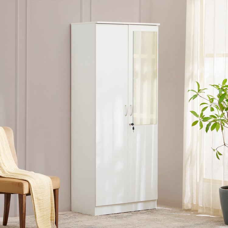 Helios Alton 2-Door Wardrobe with Mirror