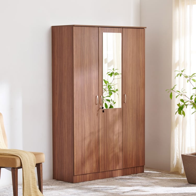 Helios Alton 3-Door Wardrobe with Mirror