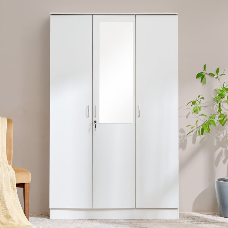 Helios Alton 3-Door Wardrobe with Mirror