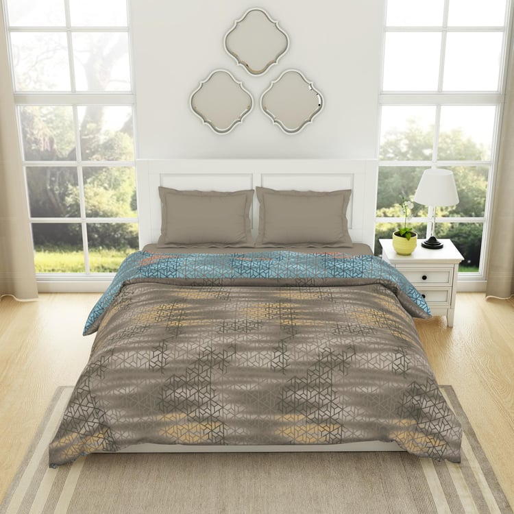 SPACES Patterna Cotton Printed Double Quilt