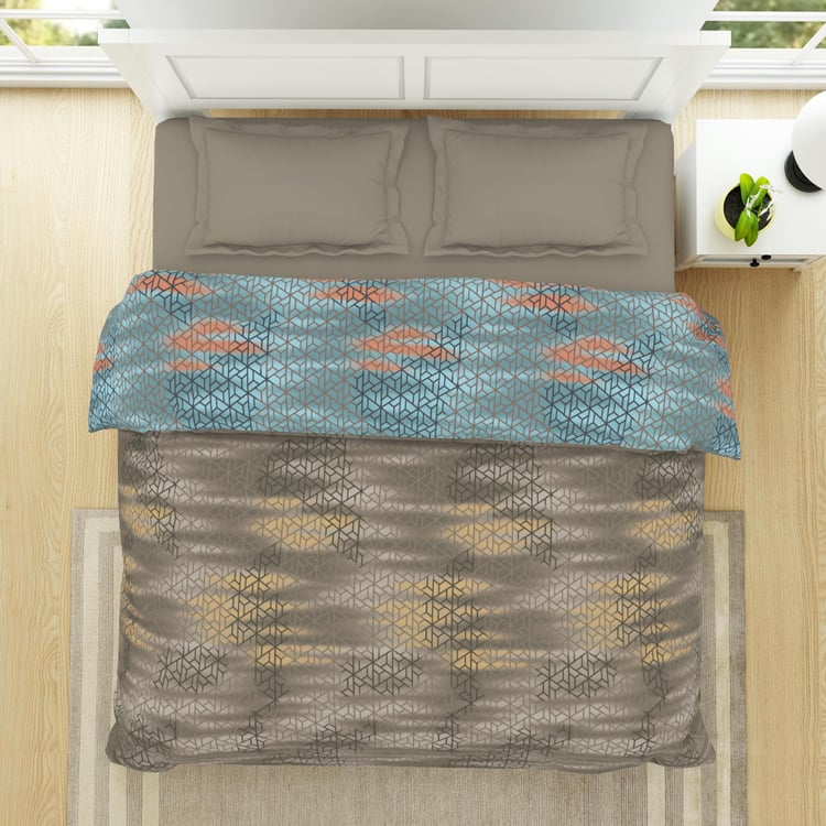 SPACES Patterna Cotton Printed Double Quilt