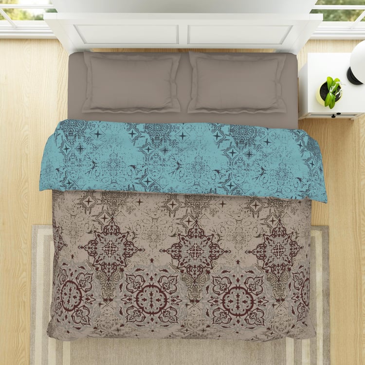 SPACES Patterna Cotton Printed Double Quilt