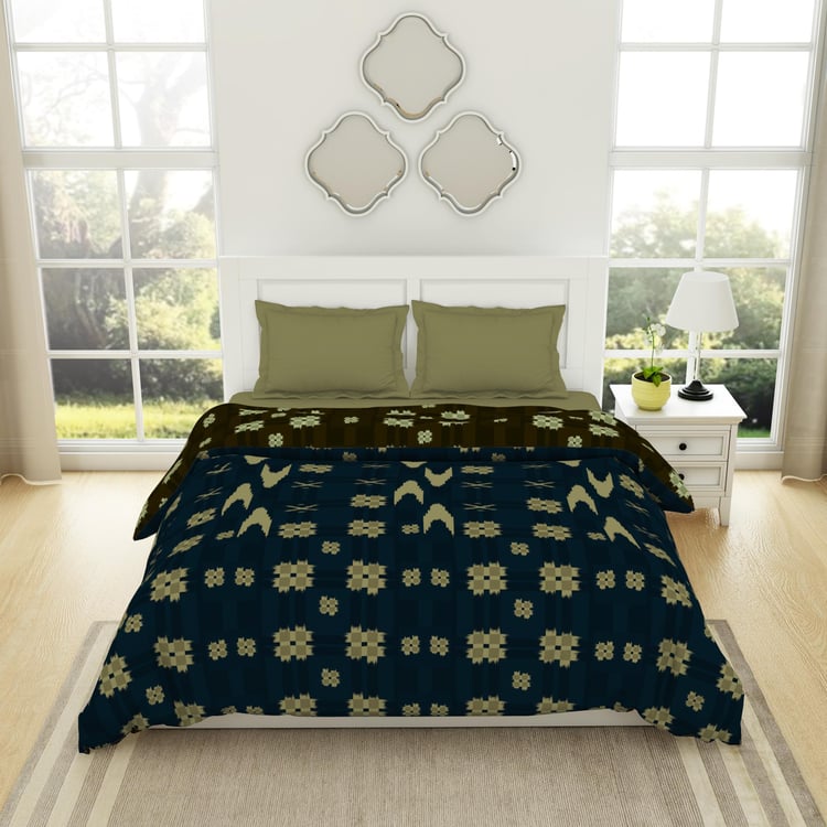 SPACES Ikkat Cotton Double Quilt