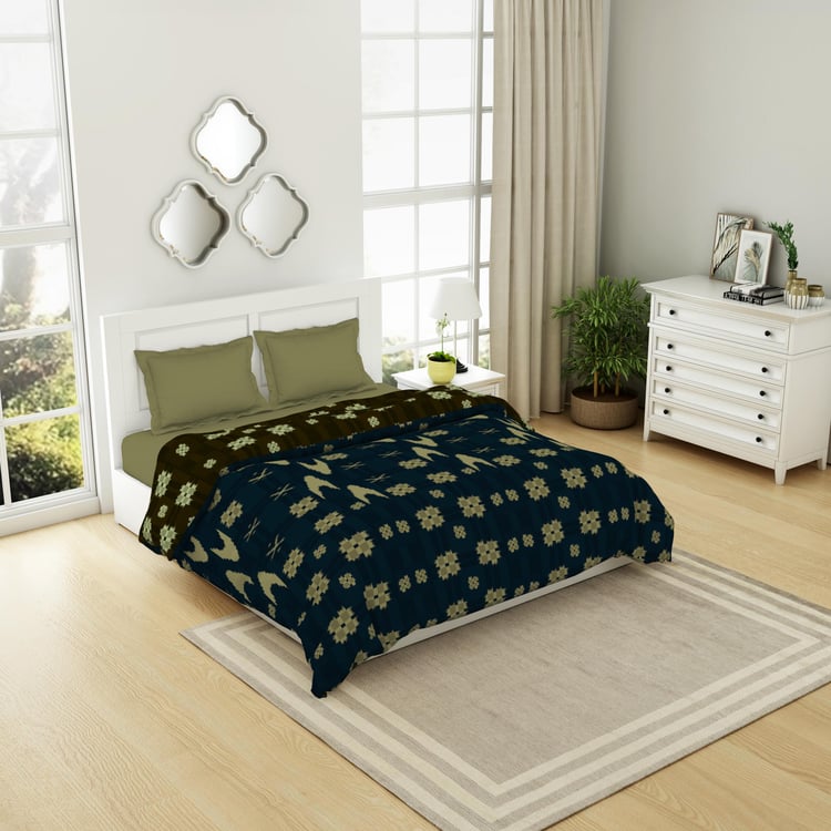 SPACES Ikkat Cotton Double Quilt