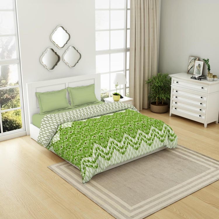 SPACES Ikkat Cotton Double Quilt