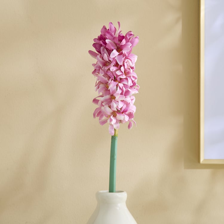 Botanical Bud Artificial Hyacinth Flower Stick - 46cm