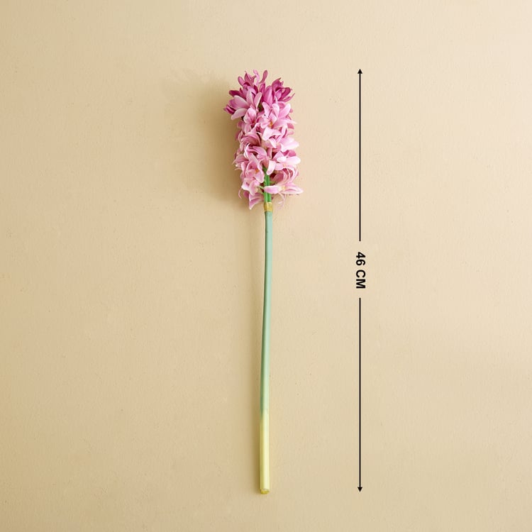 Botanical Bud Artificial Hyacinth Flower Stick - 46cm