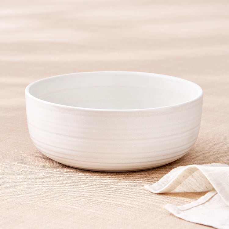 Natura Albus Stoneware Cereal Bowl - 680ml