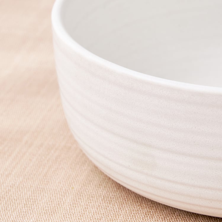 Natura Albus Stoneware Cereal Bowl - 680ml