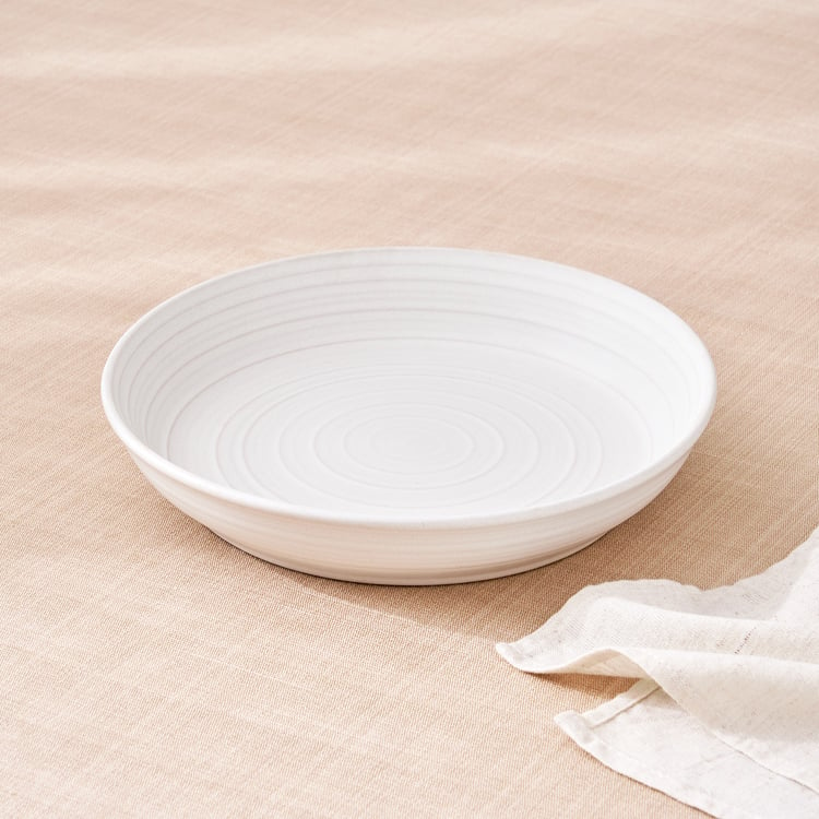 Natura Stoneware Deep Dish - 22cm