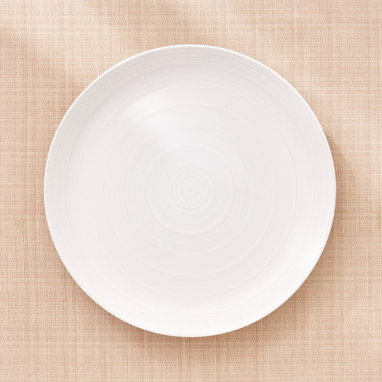 Natura Albus Stoneware Dinner Plate - 25.8cm