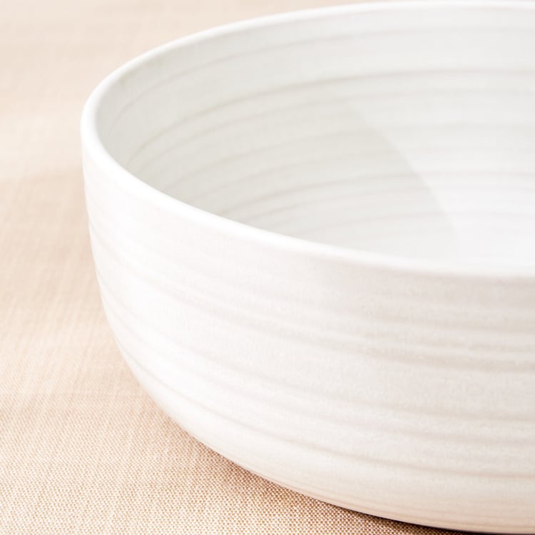 Natura Albus Stoneware Serving Bowl - 1.3L