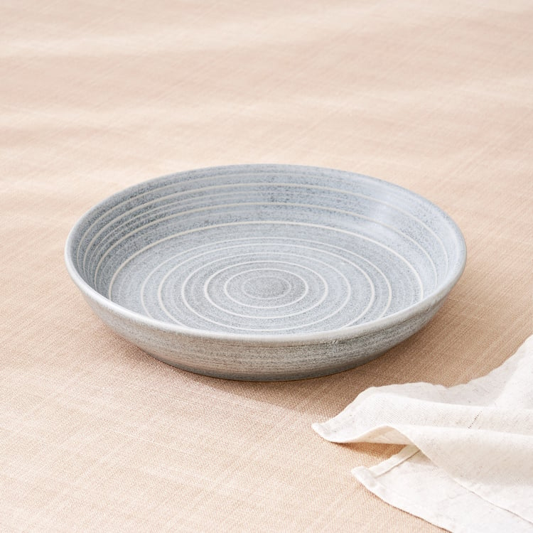 Natura Grizzle Stoneware Deep Dish - 22cm