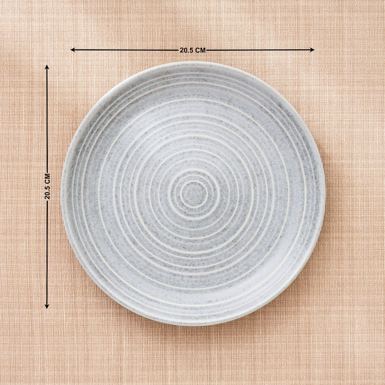 Natura Grizzle Stoneware Side Plate - 20.5cm