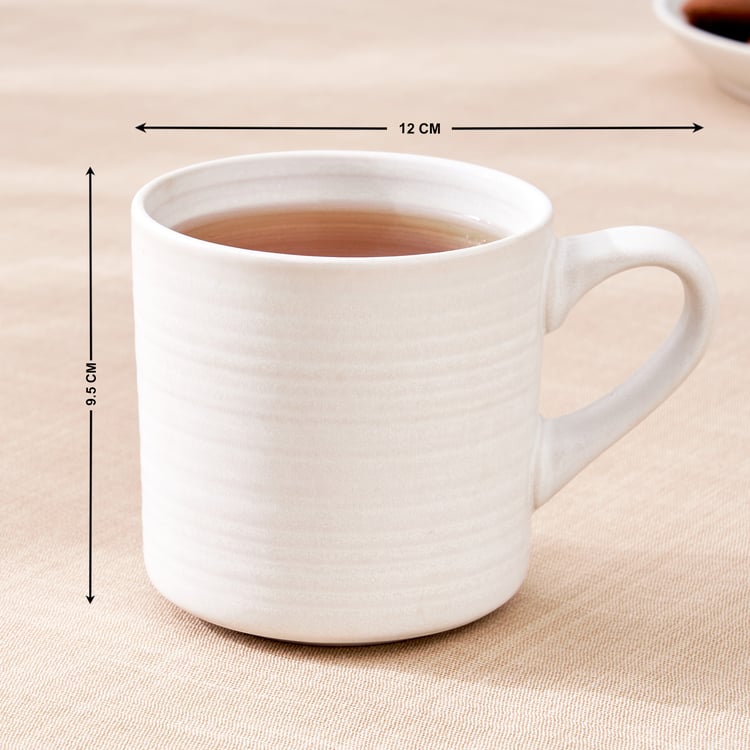 Natura Albus Stoneware Coffee Mug - 400ml