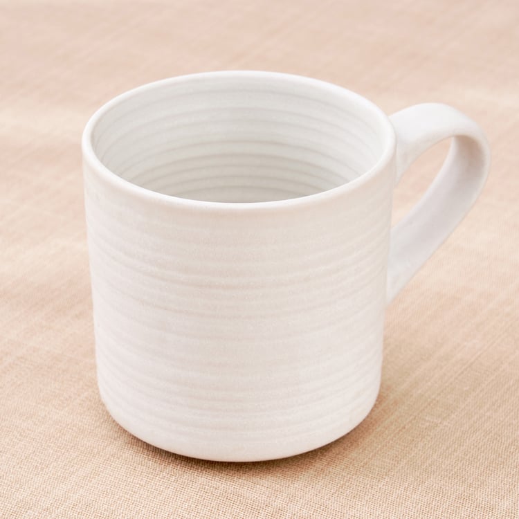 Natura Albus Stoneware Coffee Mug - 400ml