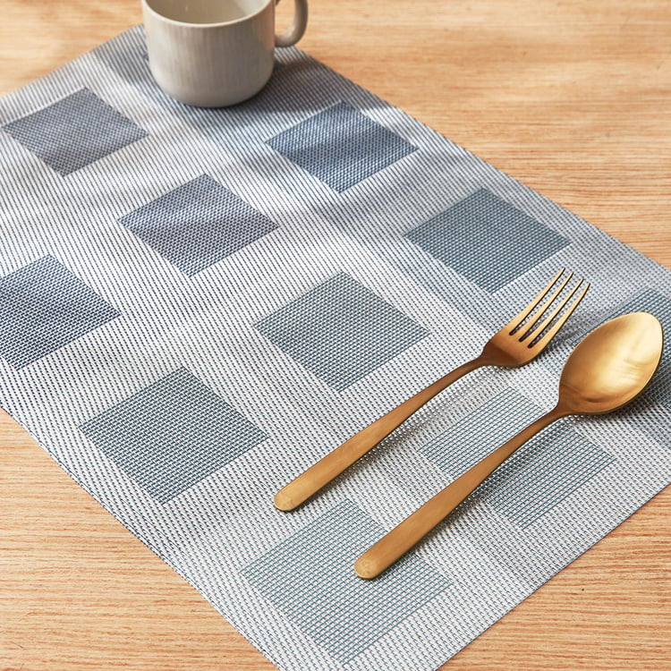 Eden Blocks Set of 6 Checked Placemats