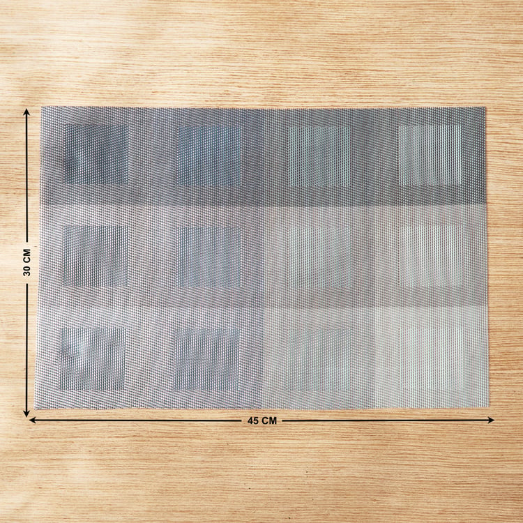 Eden Blocks Set of 6 Checked Placemats