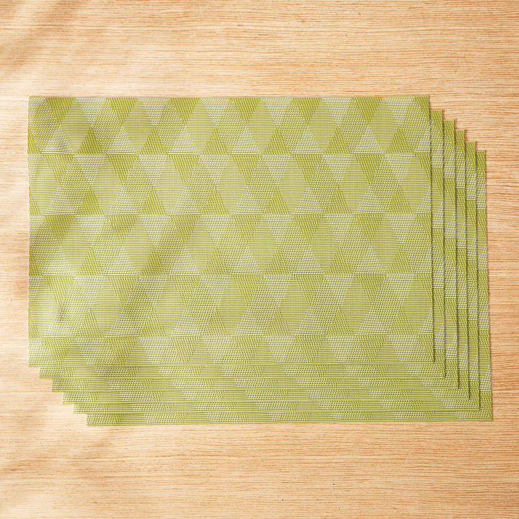 Eden Geometric Set of 6 PVC Placemats