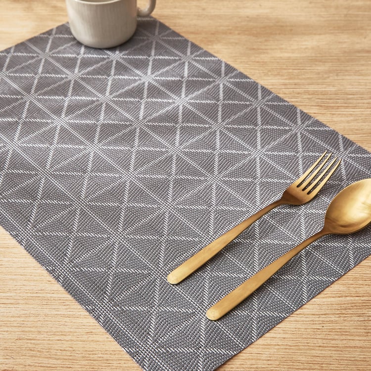 Eden Geometric Set of 6 PVC Placemats