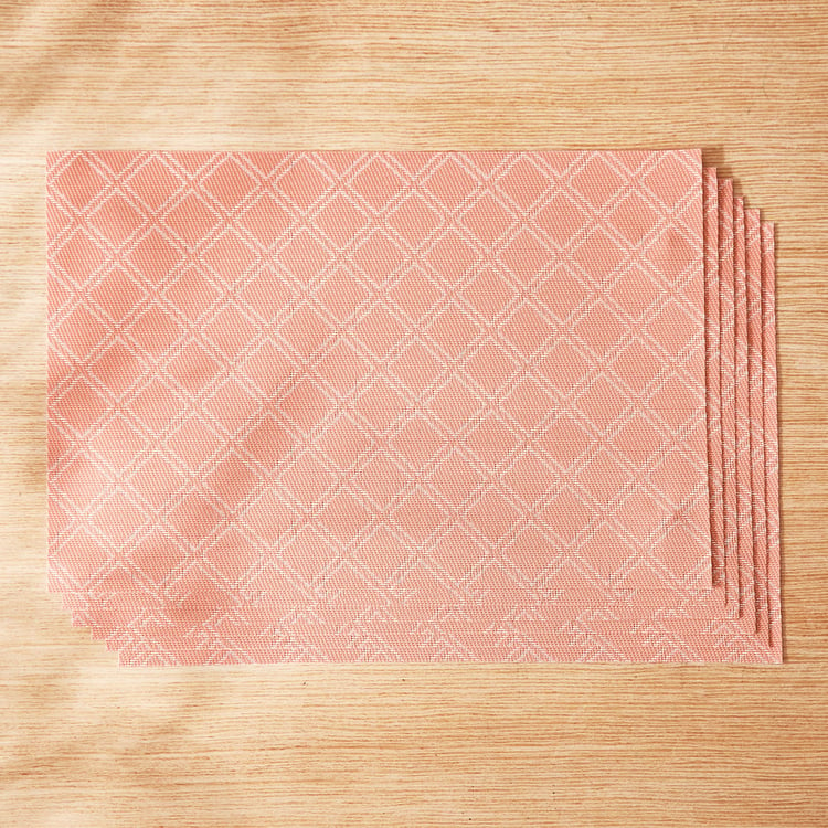 Eden Geometric Set of 6 PVC Placemats