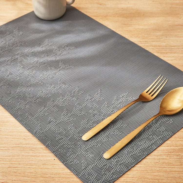 Eden Patterned Set of 6 PVC Placemats