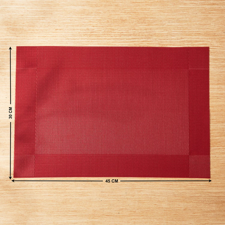 Eden Solid Set of 6 PVC Placemats