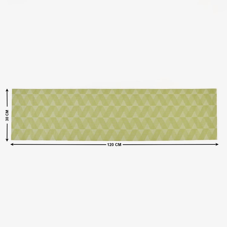 Eden Geometric PVC Table Runner