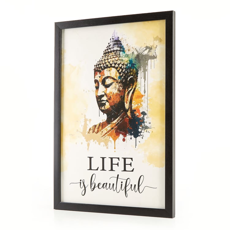 Spectrum Wooden Buddha Picture Frame - 33x48cm