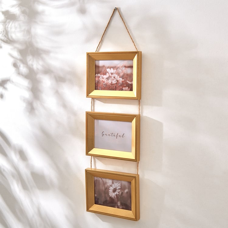 Photomontage Wooden Hanging Photo Frame - 22.5x80cm