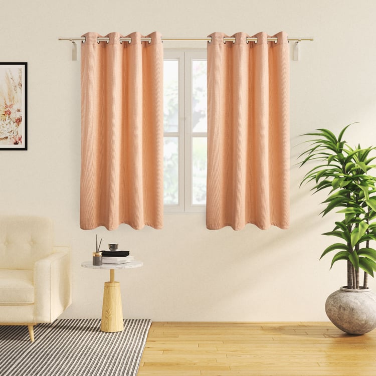 Moda Chenille Woven Room Darkening Window Curtain