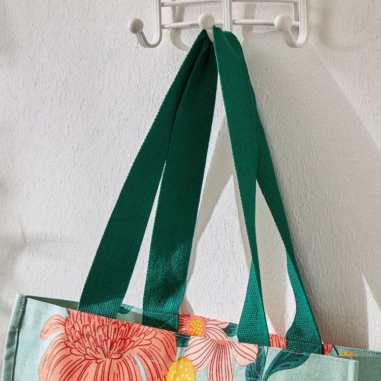 Minerals Floral Printed Tote Bag