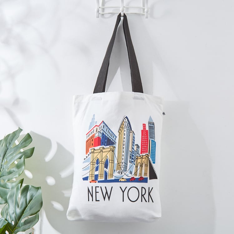 Minerals New York Print Tote Bag