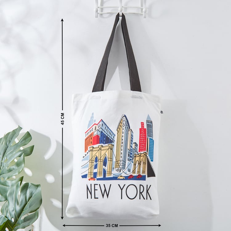 Minerals New York Print Tote Bag