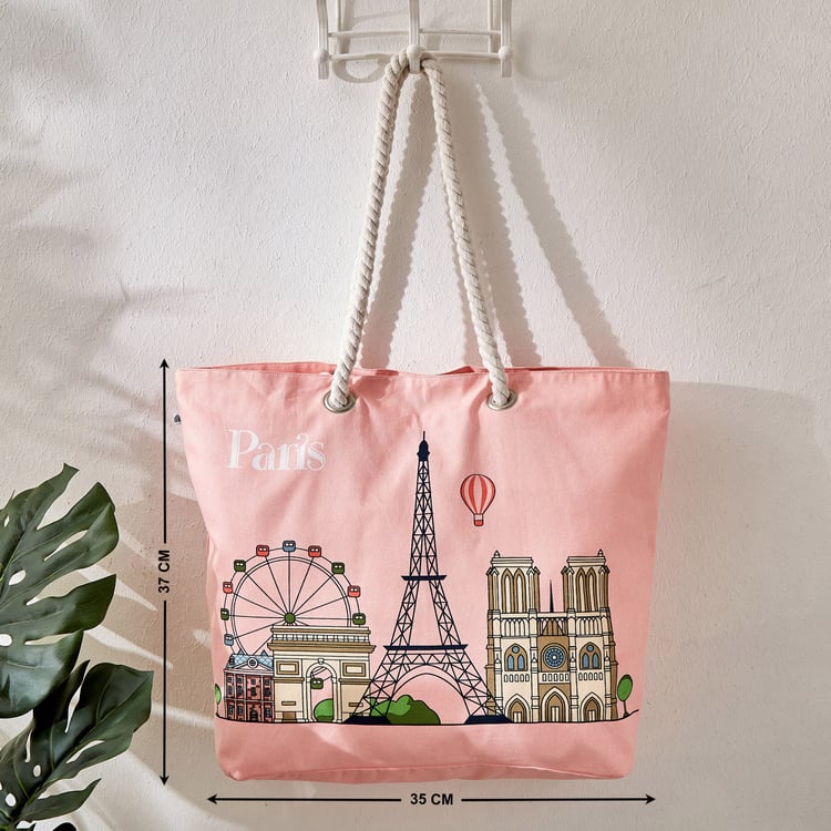 Minerals Paris Printed Tote Bag