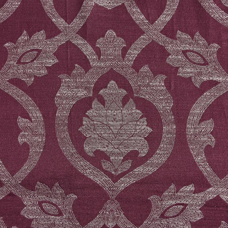 Jade Alfie Set of 2 Jacquard Light Filtering Door Curtains - 7ft