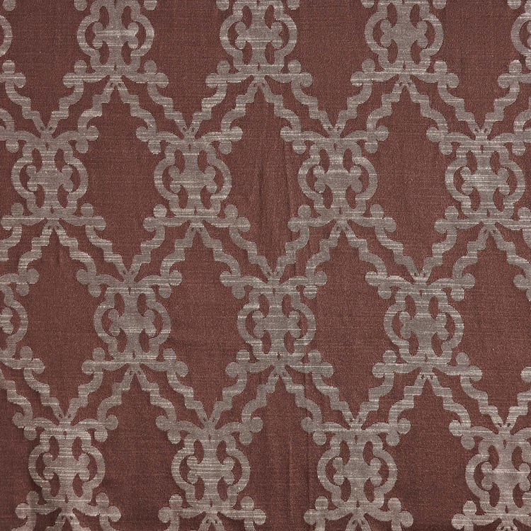 Jade Ilma Set of 2 Jacquard Light Filtering Door Curtains - 7ft