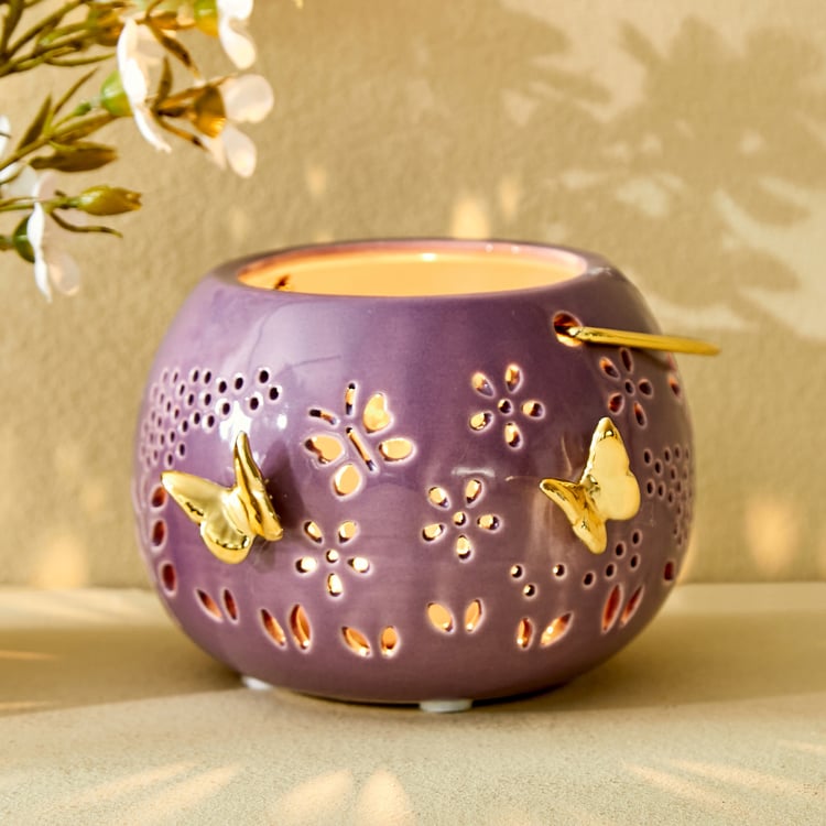 Bleam Butterfly Ceramic Hanging Lantern