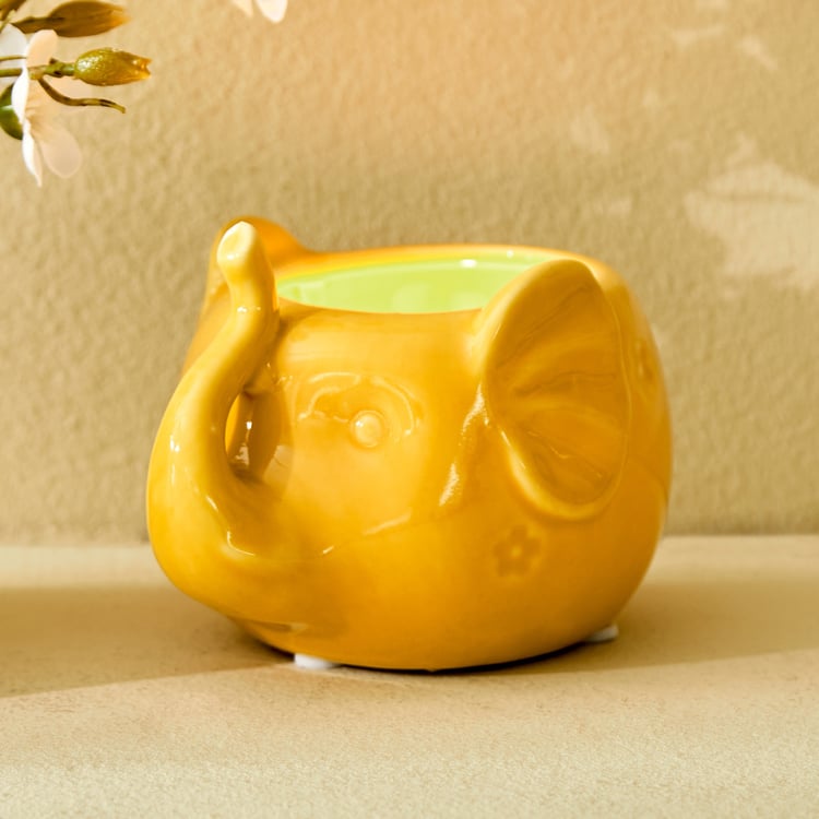 Bleam Elephant Ceramic T-Light Holder